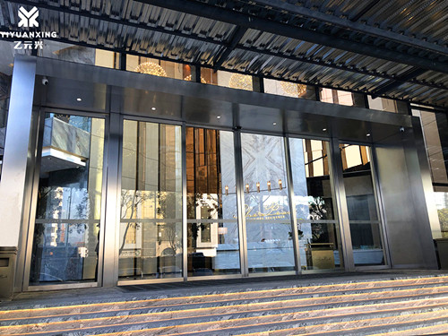 平移感應玻璃黄色网站茄子视频-深圳紫元園大廈案例圖片